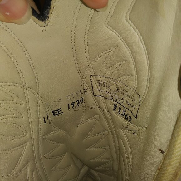 Black BRONCO Cowboy Boots Men's Size 11 EE - 1920 - Picture 11 of 16